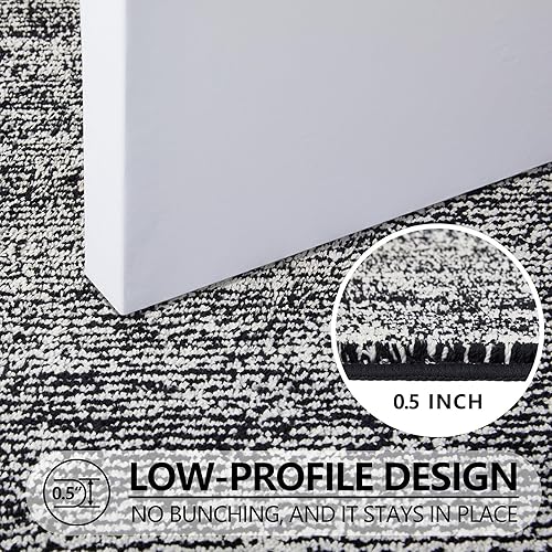 Miniatura 10 de REFETONE Tapete para interiores, tapete para puerta delantera, 20 x 32 pulgadas, parte trasera de goma absorbente, antideslizante, lavable a