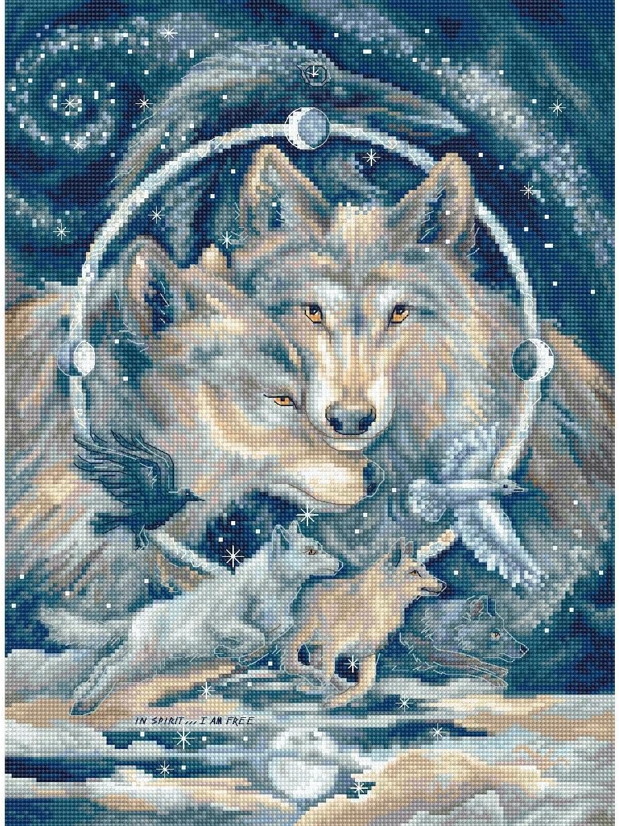 Letistitch in Spirit I am Free Counted Cross-Stitch Kit
