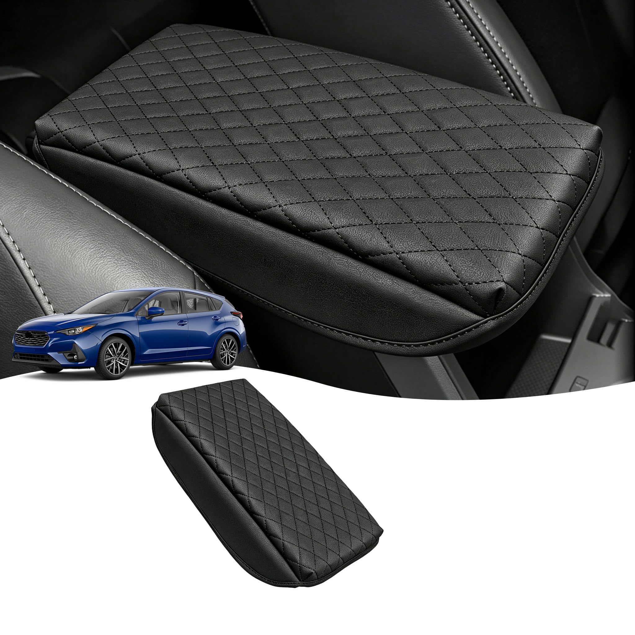 Center Console Cover for Subaru Crosstrek/Impreza 2024 2025 2026 Armrest Cover Center Console Pad Interior Accessories Car Armrest Seat Box Cover Protector