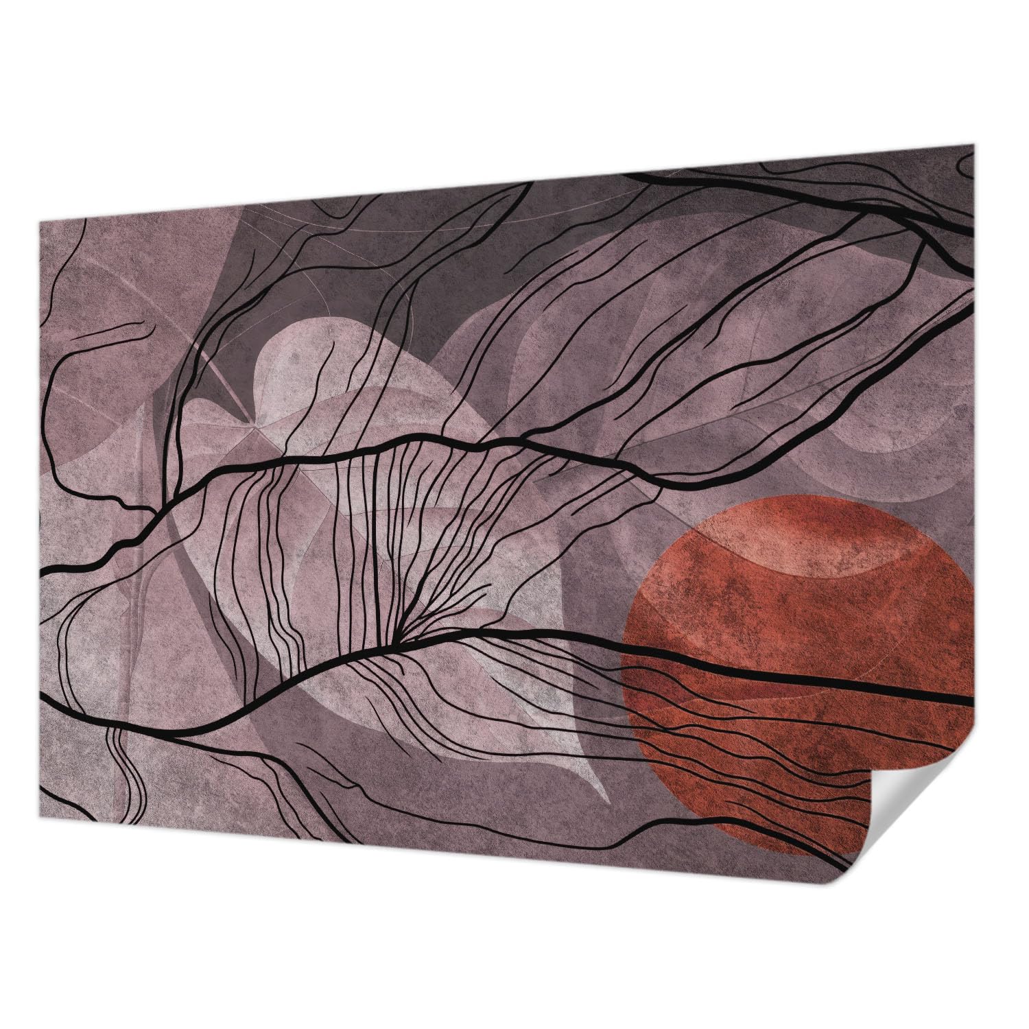 Fotomural adhesivo 152x104 cm Tulup para decoración de pared en dormitorio moderno