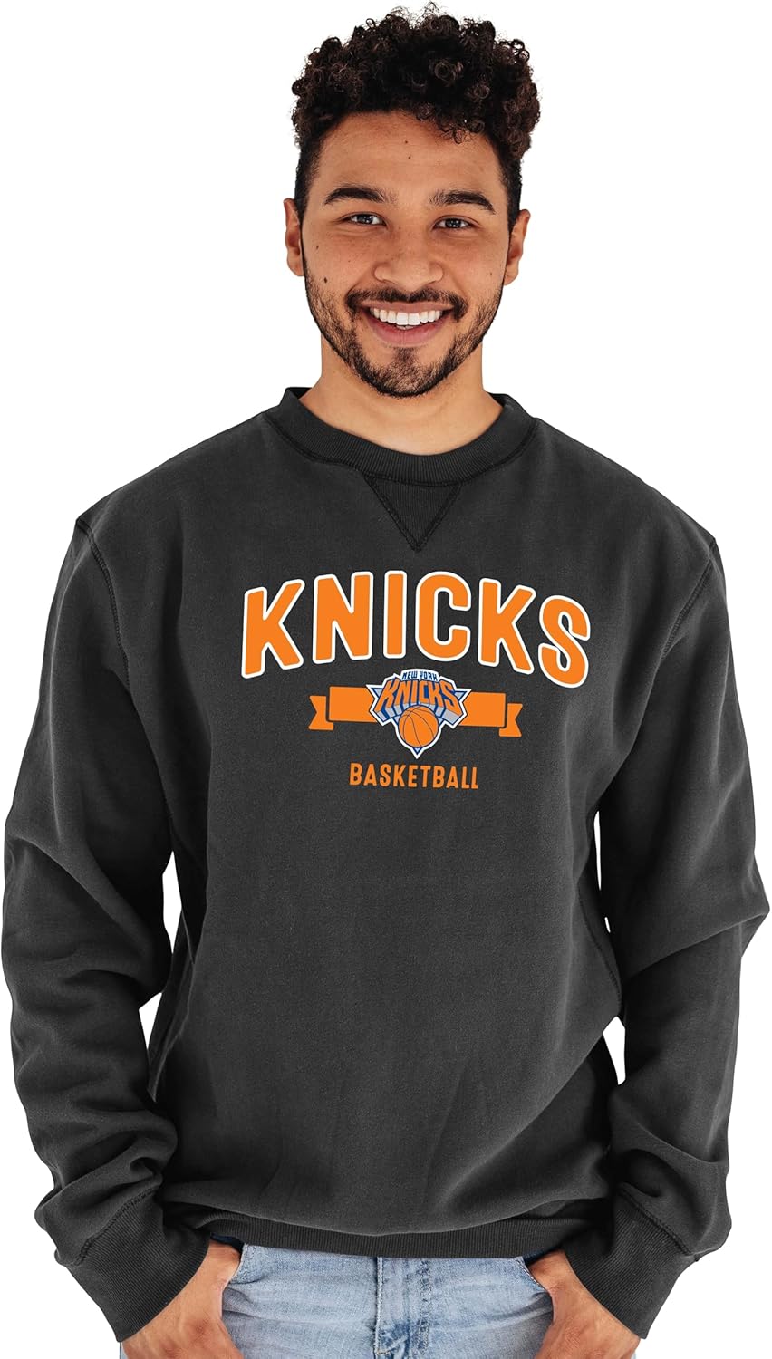 Blue 84 NBA Officially Licensed Crewneck Sweatshirt Sanded Fleece Alternate Color - Image 2