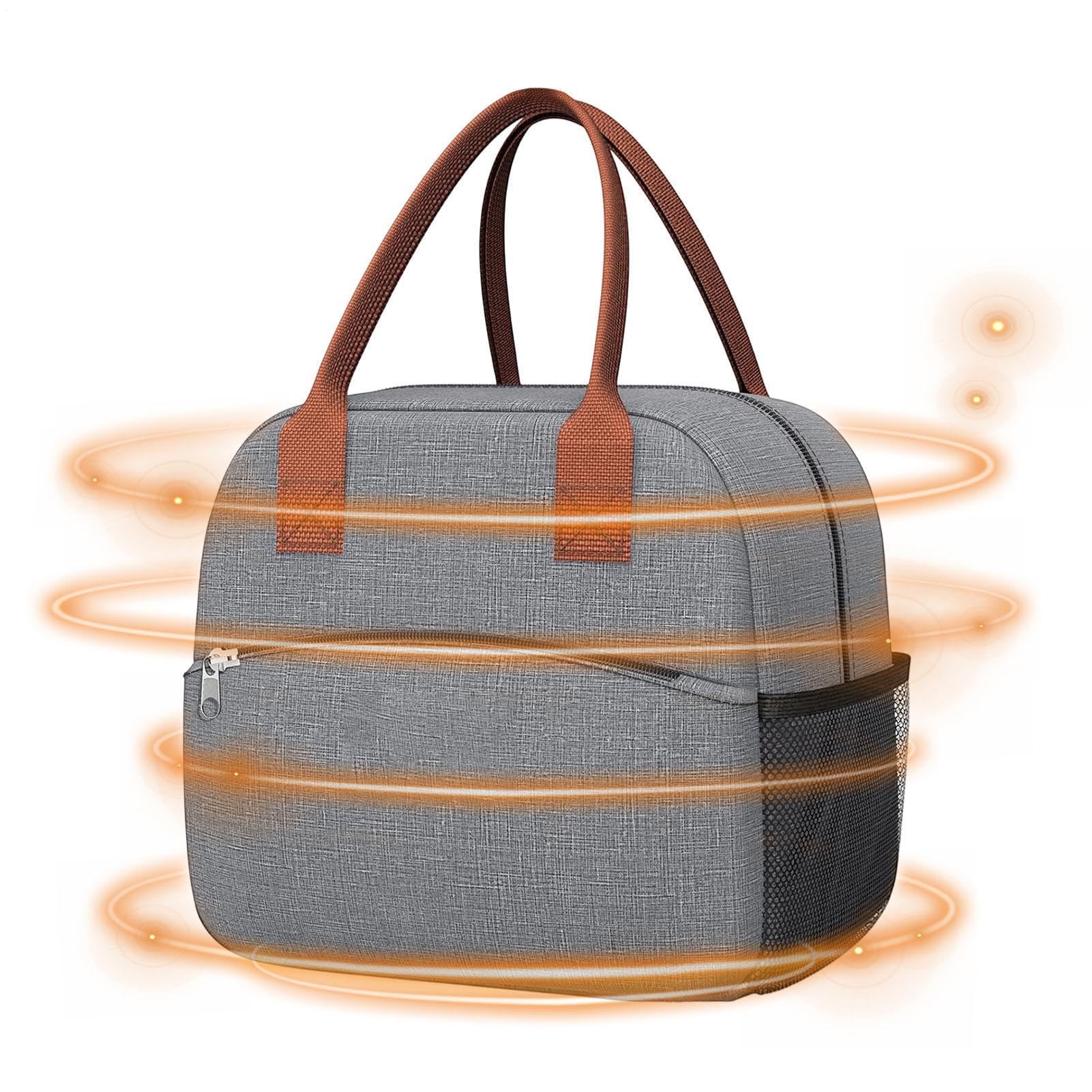 Borsa termica per il pranzo da uomo, impermeabile, 10 l, perfetta per scuola, ufficio, campeggio, viaggi, uso quotidiano, attività all'aperto e picnic