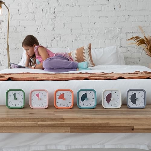 Miniatura 7 de TIME TIMER MOD Home Edition Temporizador visual infantil de 60 minutos, para escuela en casa, estudiar, escritorio infantil, oficina y reuniones,