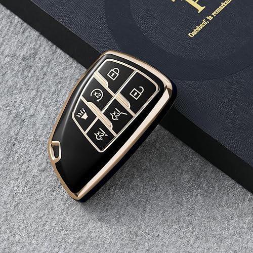 Miniatura 3 de ELOHEI Funda para llavero Chevy, funda de TPU suave de alta calidad compatible con Chevrolet Suburban Tahoe GMC Yukon 2021 2022 2023