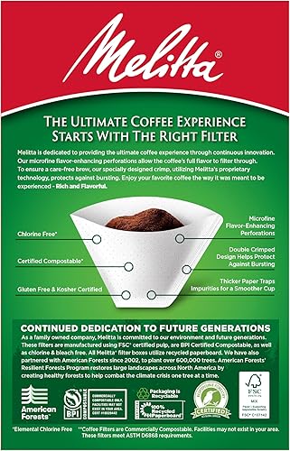 Miniatura 3 de Melitta 4 Filtros de café con cono blanco 100 unidades paquete de 6