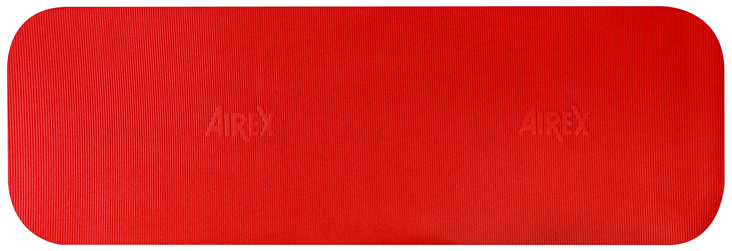 AIREX Offizielle Coronella Trainingsmatte – Heimtraining für Rehabilitation, Krafttraining, Aerobic, Wasser-Fitness, Training, Bodenübungen mit Premium-Schaumstoff, 200 x 58 cm, Rot (30.1135RT)