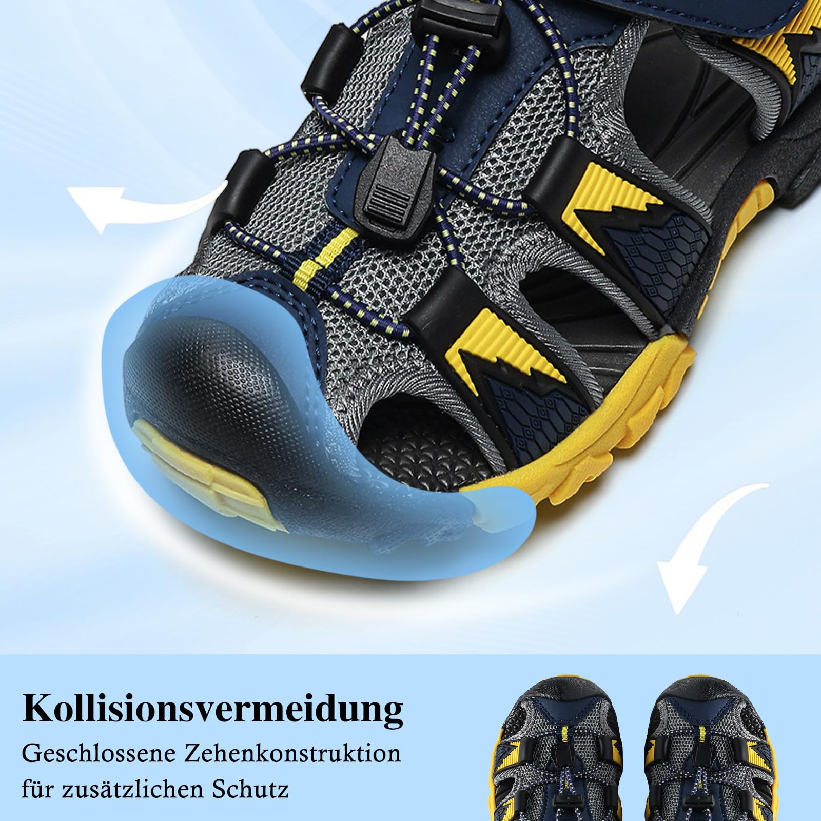 Sandali per bambini, sportivi, per attività all'aria aperta, per ragazze, estivi, spiaggia, trekking, scarpe da trekking unisex