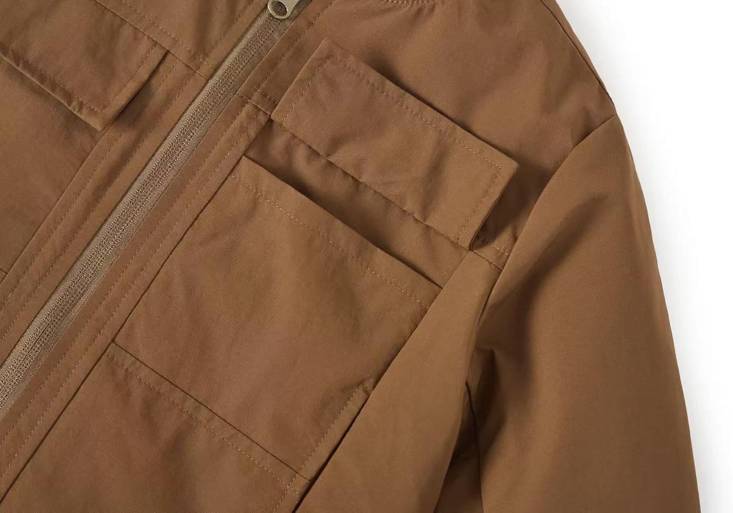 Boy's Fleece Bomber Jackets Boys Fall Winter Zip Up Lightweight Jacket - Image 4