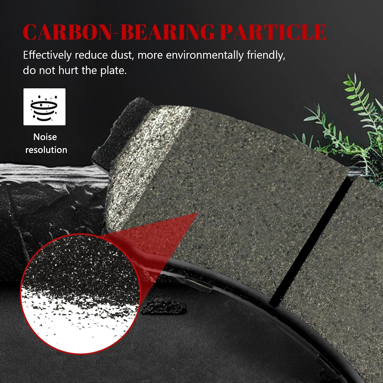 Ceramic Disc Brake Pads Set Front and Rear for Ford Fusion 2006-2012, for Lincoln Mkz 2007 2008 2009 2010 2011 2012/ Zephyr 2006, for Mazda 6 2006-2013, for Mercury Milan 2006-2011