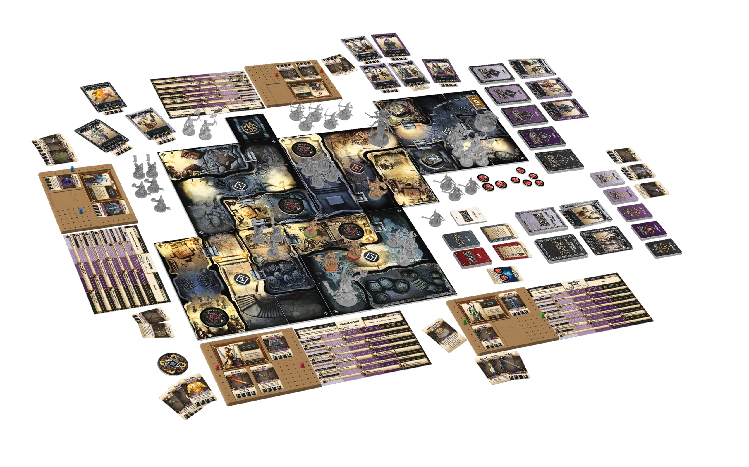 Asmodee - Gioco da Tavolo Massive Darkness, Multicolore, 10100, Versione in Italiano, Per 1-6 Giocatori, Età Raccomandata 14 Anni in Su, Durata Media 120 Minuti