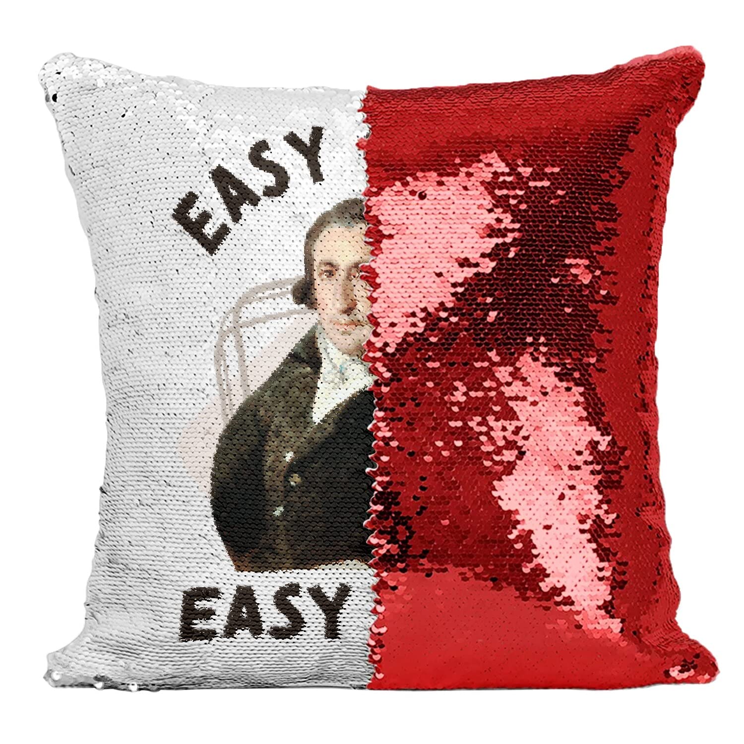 Coussin magique rouge Easy Come Easy Goya idee cadeau artiste original