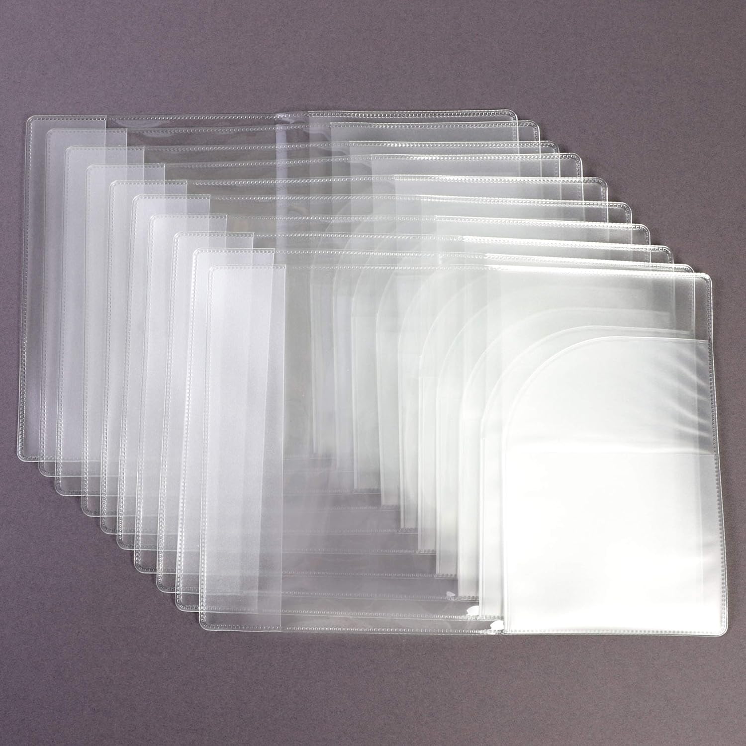  | Plastic Passport Cover Protector with Extra Slots (Clear, 20 Pack) | Passport Covers