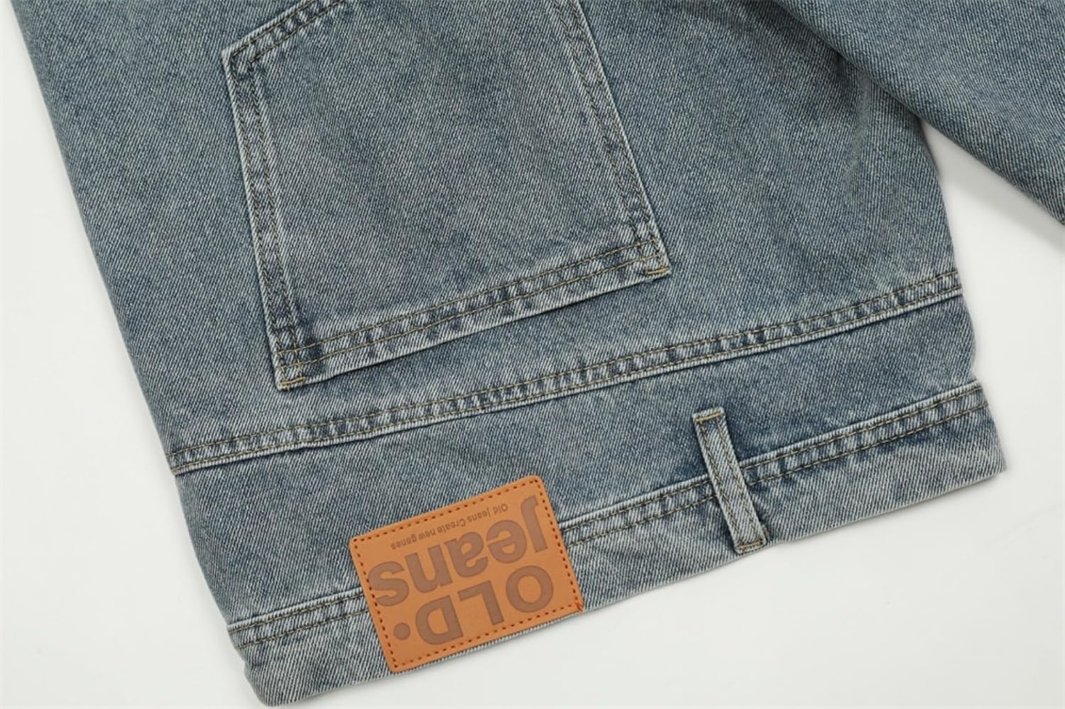 Jorts for Men - Baggy Jorts Y2k Jorts Aesthetic Denim Shorts Men Loose Jorts Jeans, Casual Streetwear Jeans Shorts