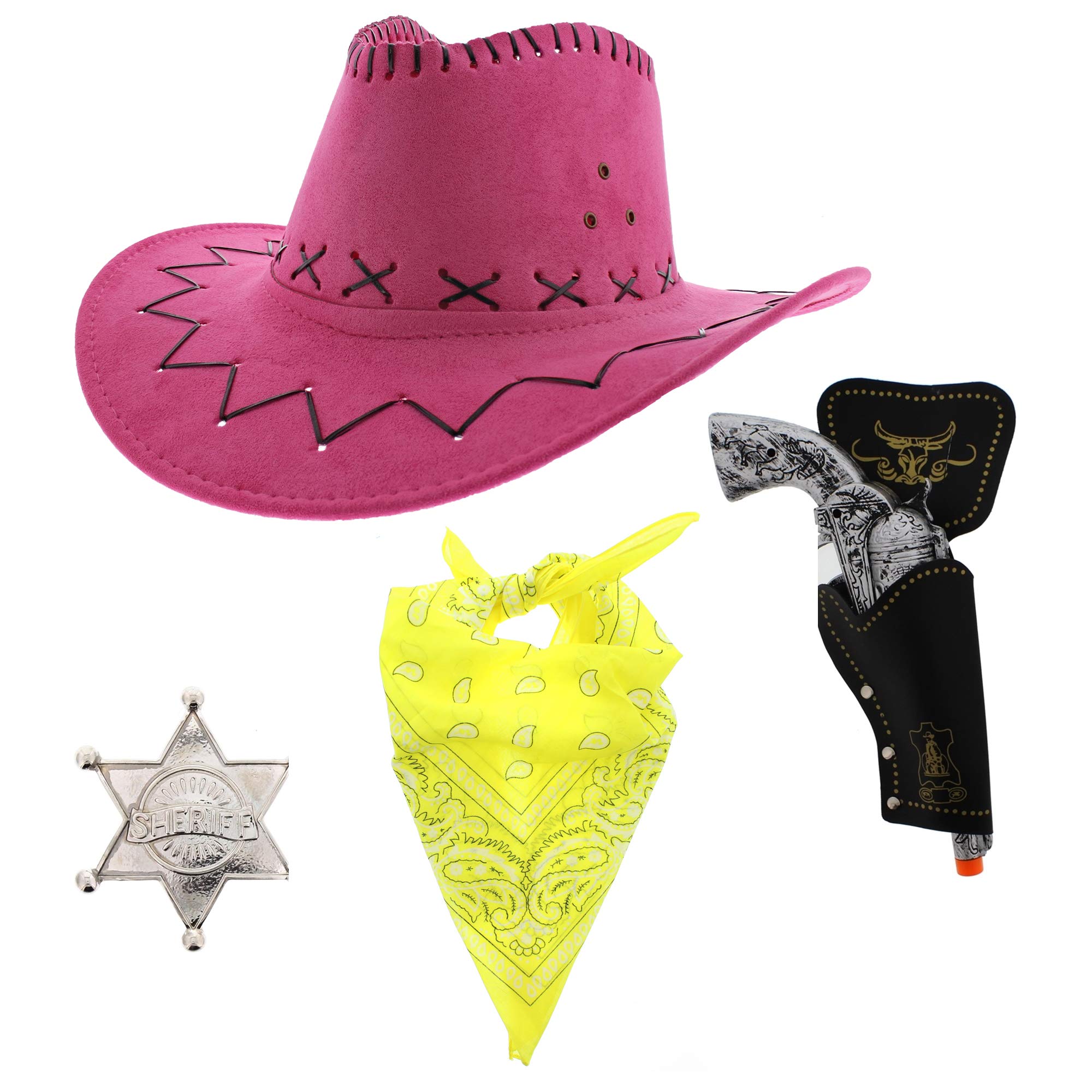 Zac's Alter Ego Fancy Dress Unisex 4 Piece Cowboy Set — image 1