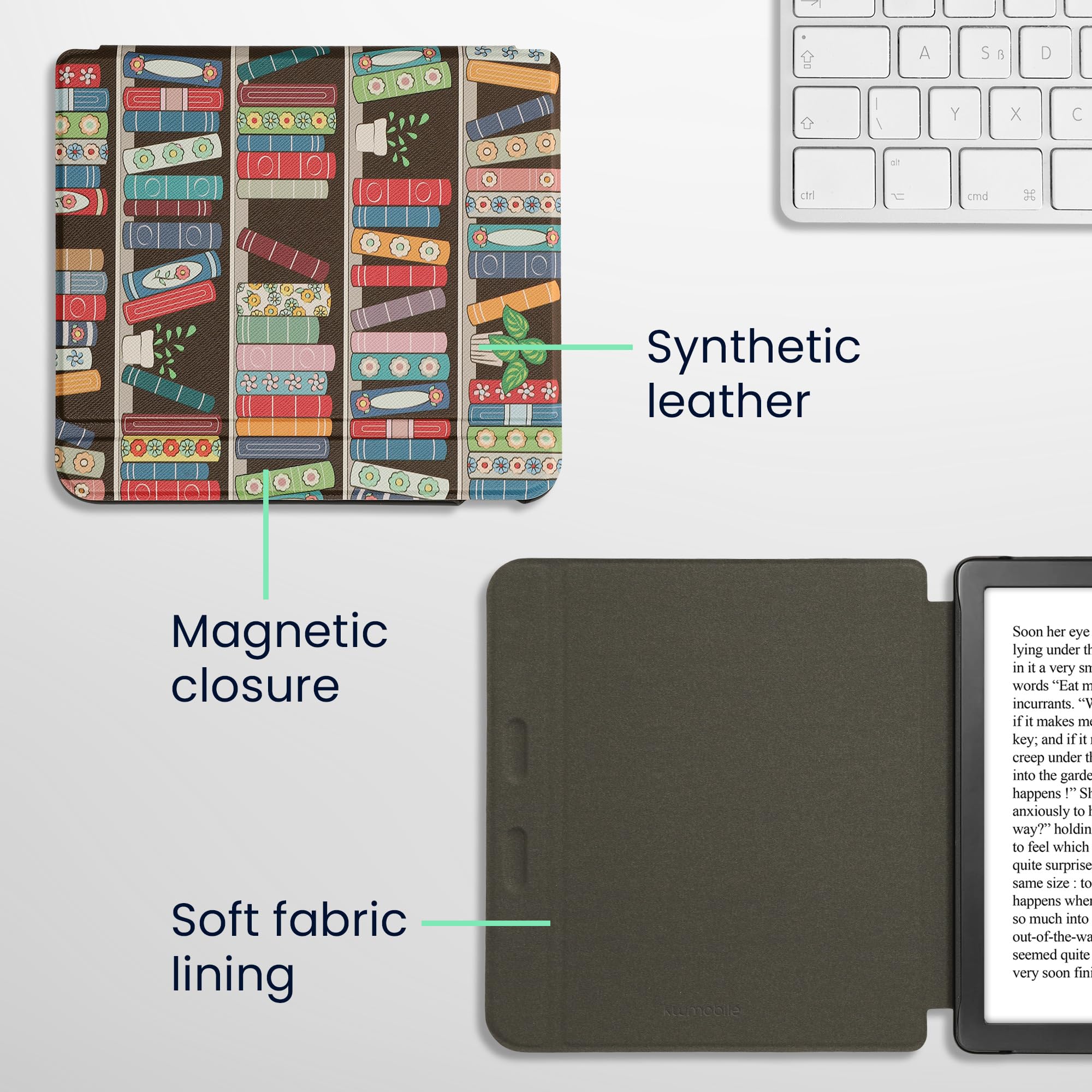 Amazon.com: kwmobile Case Compatible with Kobo Libra Colour