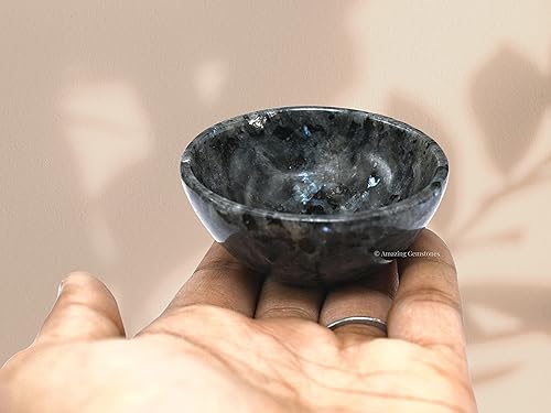 Miniatura 161 de Amazing Gemstone Clear Quartz Crystal Bowl - 2" Gem Stone Bowl for Altar Offering