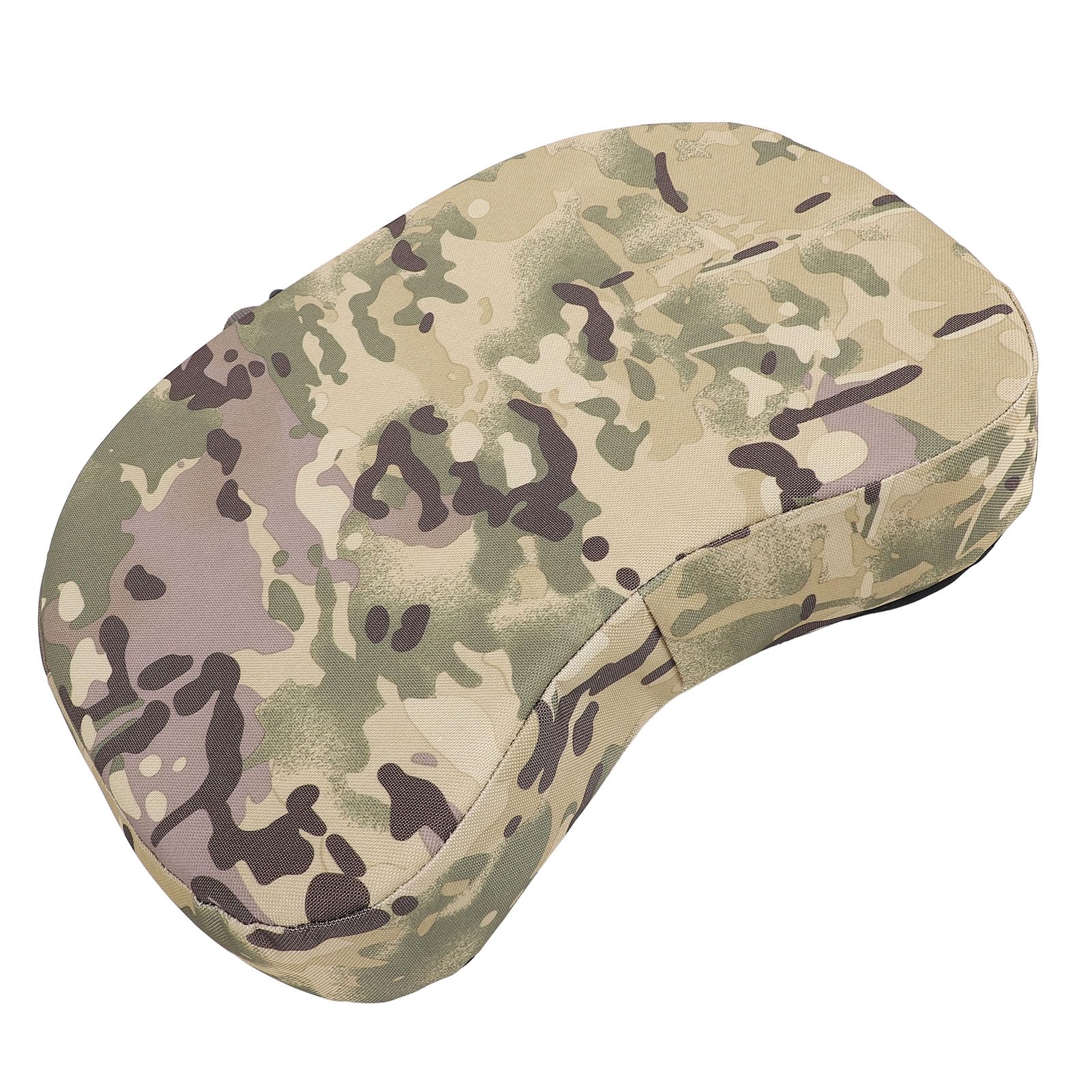 SIXRUN Cojín para Sentarse Al Aire Libre Cojín para Sentarse Portátil Tela de Camuflaje con Relleno de Esponja 40,5 X 31 Cm de Asiento Cóncavo Liviano para Acampar Pesca Jardín Picnics