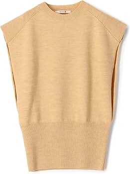 Amazon | [バッカ] ウールムリネ クルーネックベスト レディース