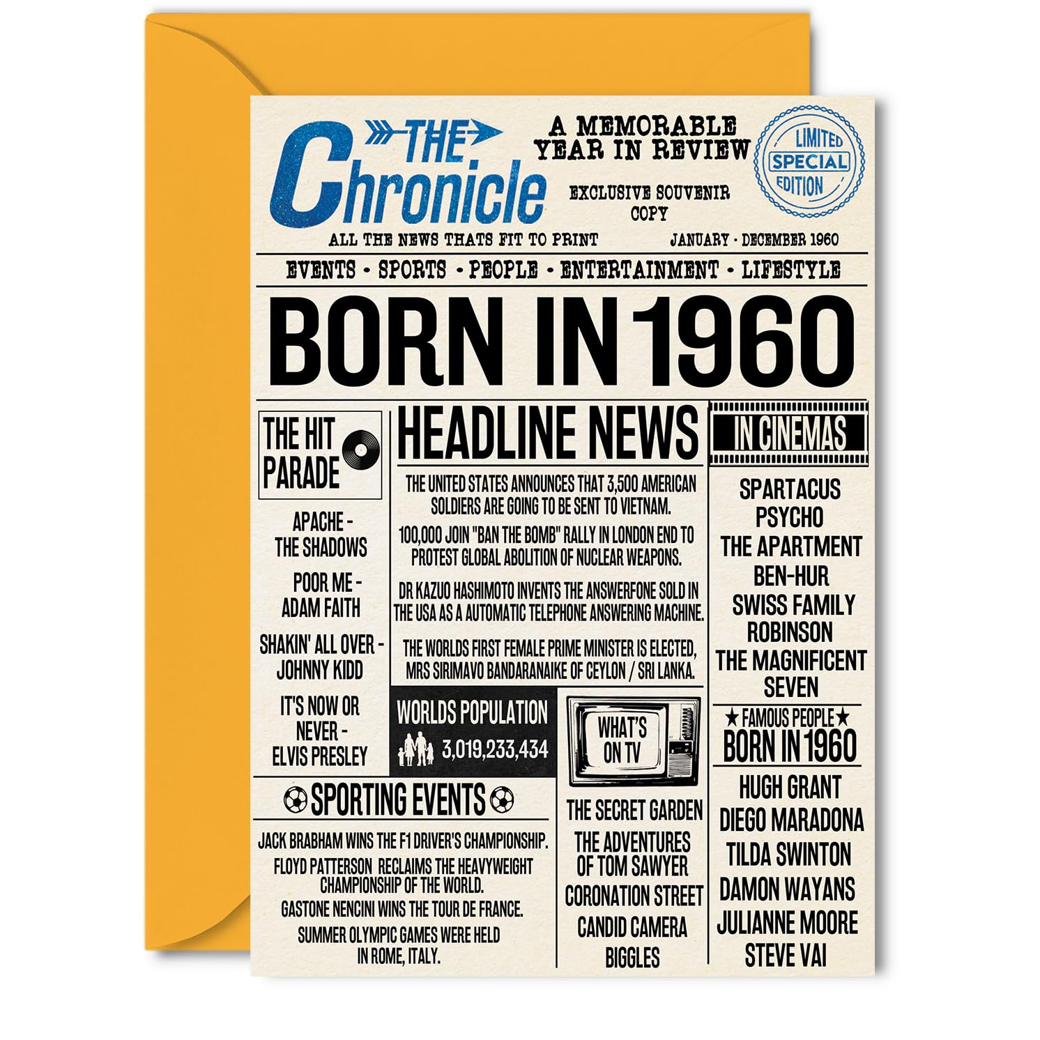 19th Birthday Cards for Men Women - Born In 2007 Newspaper - Happy 19 Birthday Card for Son Daughter Cousin Vintage Retro Back In 2007, 145mm Bday Greeting Cards — view 234