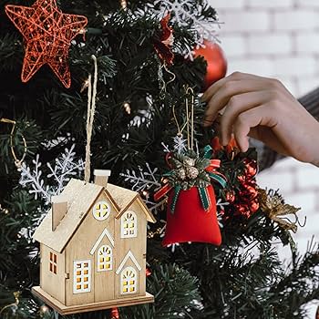 【一点もの】ひな☆クリスマスの飾り クリスマス オーナメント 木製 飾り 10枚セット Xmas Christmas