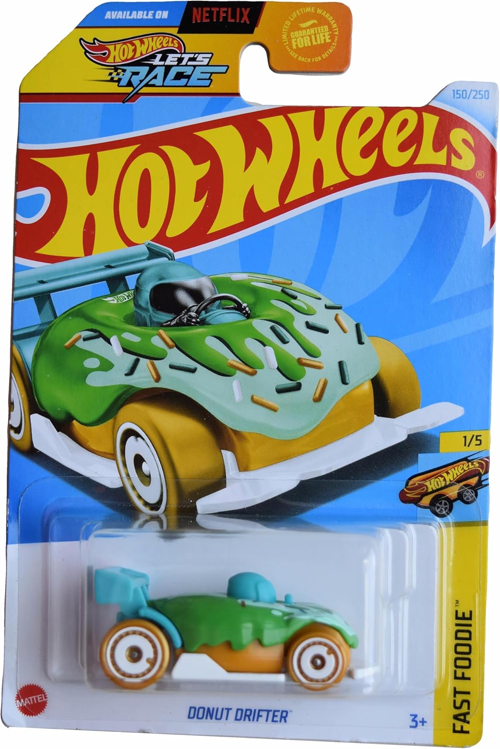 Hot Wheels Donut Drifter, Fast Foodie 1/5 [Green] 150/250
