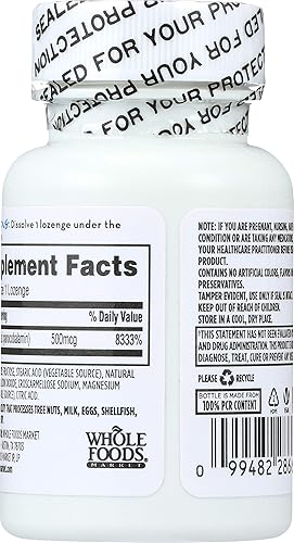 Miniatura 4 de 365 Daily Value, Vitamina B12 500 mcg Pastillas, Sabor Cereza, 50 ct