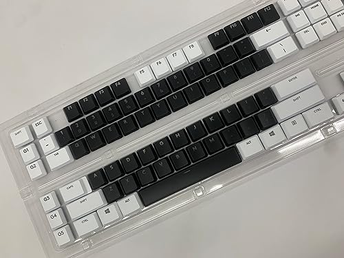 Miniatura 5 de Teclas de teclado Logitech G915TKL G915 G815, 111 teclas. Teclas de repuesto, teclado mecánico para juegos (juego blanco y negro)