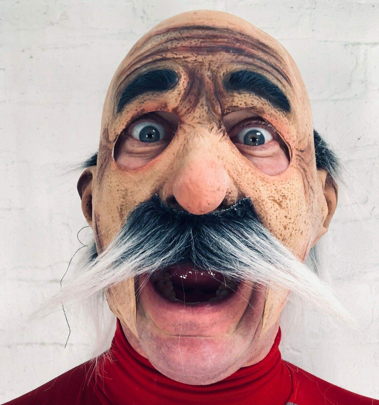 Buy Rubber Johnnies , OLD MAN MASK , GIUSEPPE , Bald Man , Grey