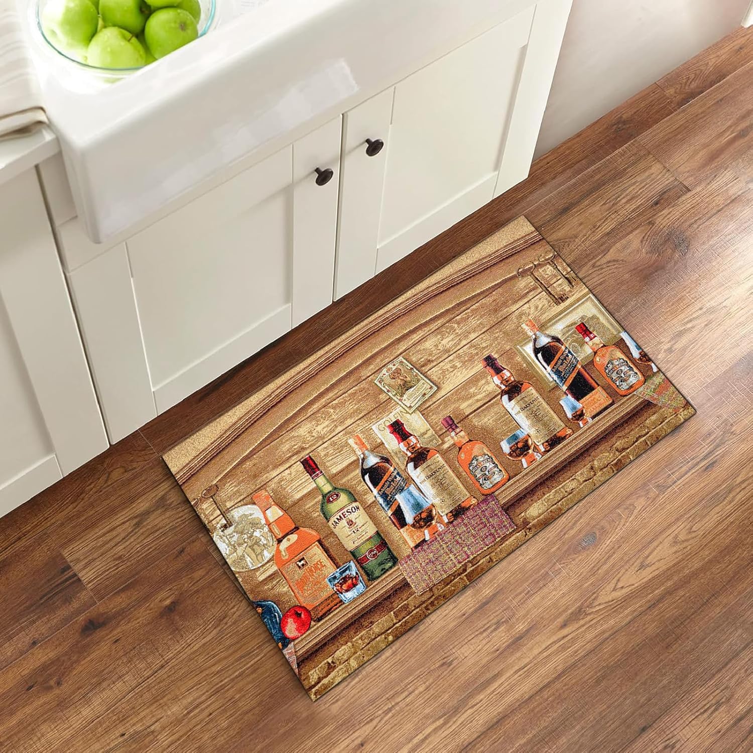 Kitchen Decor Rug, Home Kitchen Sink Rugs and Mats Non Skid Washable Absorbent Kitchen Floor Carpet 48x60in