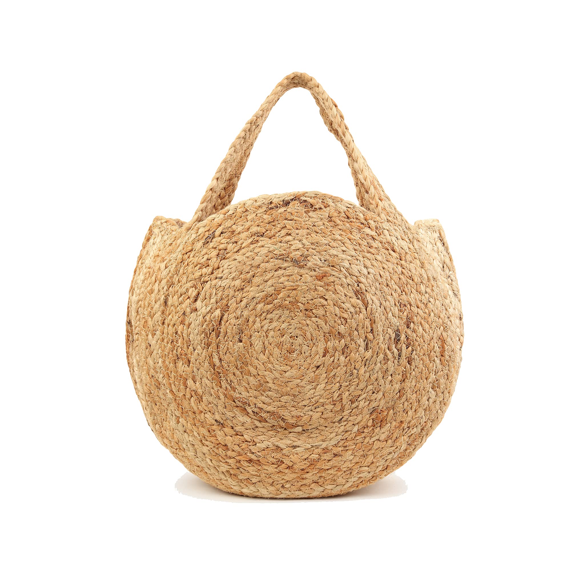 Habere India-All the Cultures Fabricating India Tote Bag | Jute Hand Bag | Round Tote Bag | Beach Bag | Woven Bag (B07QS5CJ8L) Amazon Price History, Amazon Price Tracker