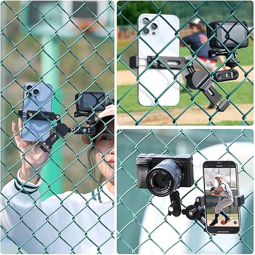 Miniatura 6 de ULANZI CM010 Soporte de montaje de valla de béisbol para cámaras de acción - ULANZI CM010 Soporte de montaje para valla de acción Soporte de