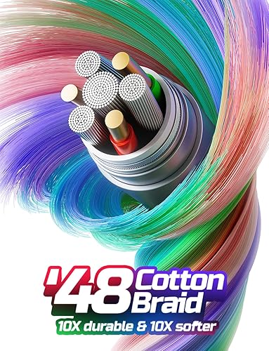 Vista 37 de LISEN Cable USB C, paquete de 3 [3.3/3.3/3.3/3.3 pies] USBC a USBC para iPhone 16e 15 Pro Max, cable de carga rápida de 60 W (3.1 A) C a C