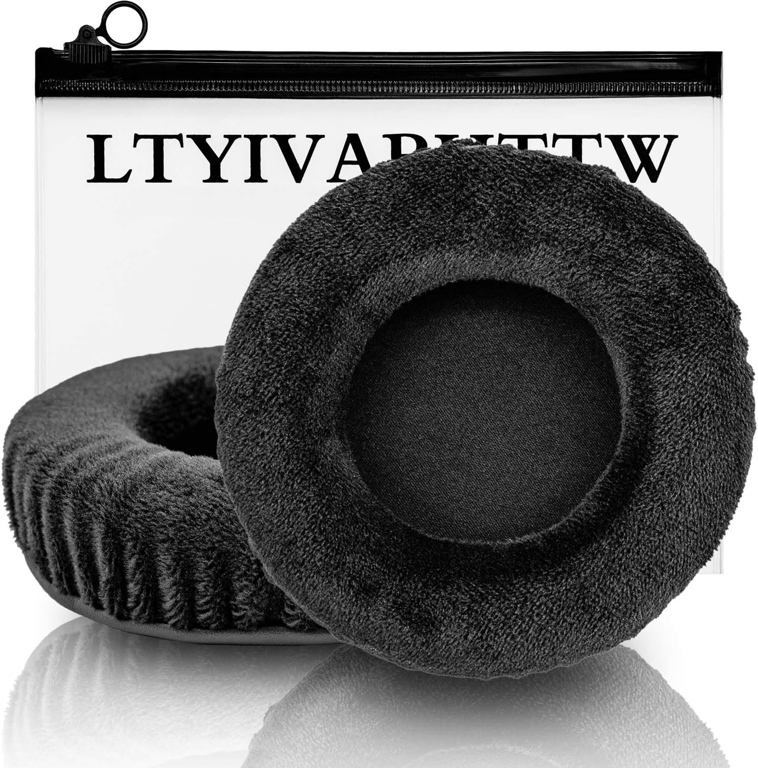 Replacement Ear Pads Compatible Superlux HD668B, Samson SR850s, JVC HARX700, AKG K 240/K550/K553 Pro/MK2/MK1/K551, Audio Technica ATH-AD1000X, HE-400I, M1060 Headphone Velvet 110mm