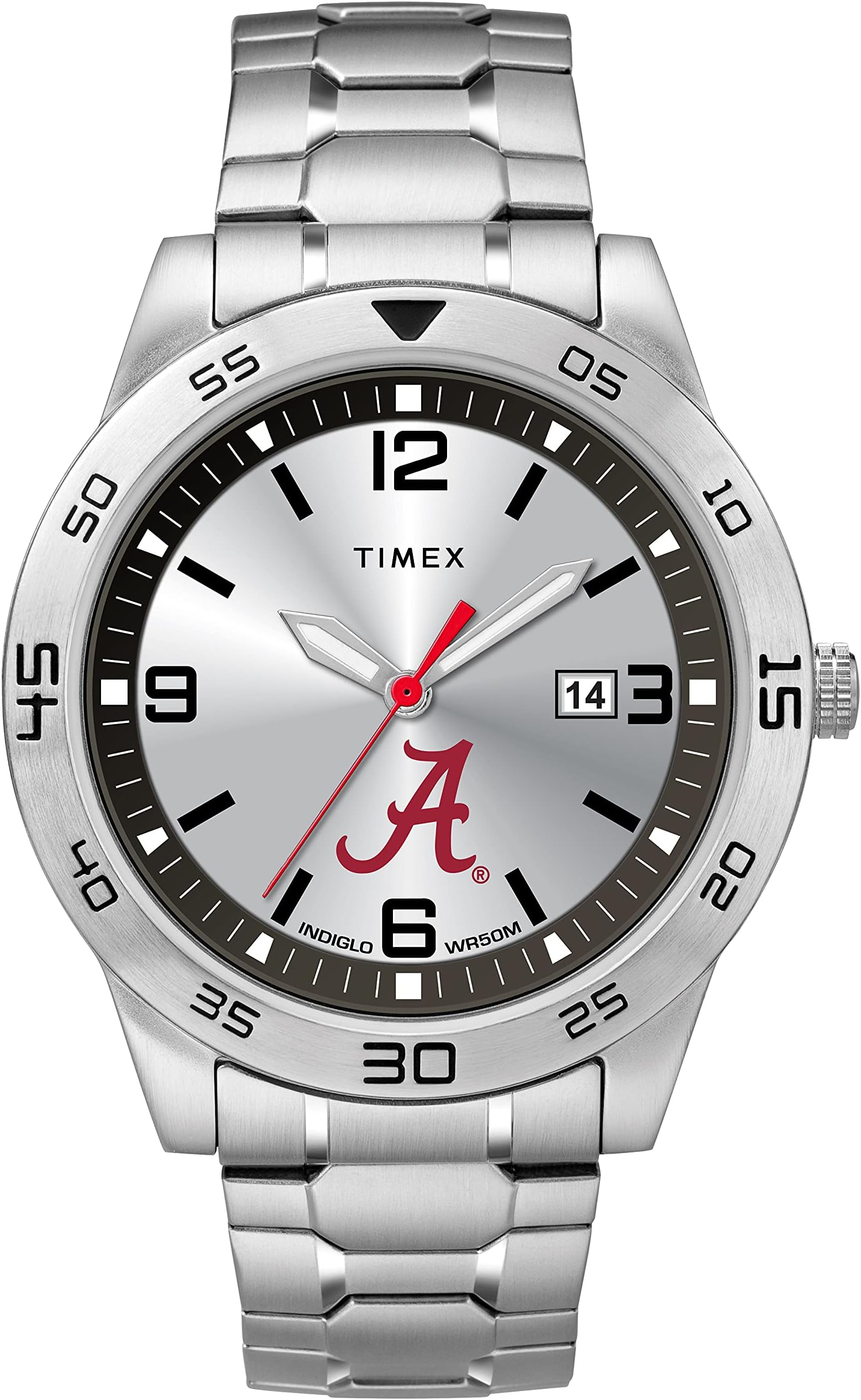 Men's Citation 42mm Quartz Watch with Stainless Steel Strap