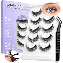 Self Adhesive Eyelashes Pre Glued Lashes 5 Pairs H64