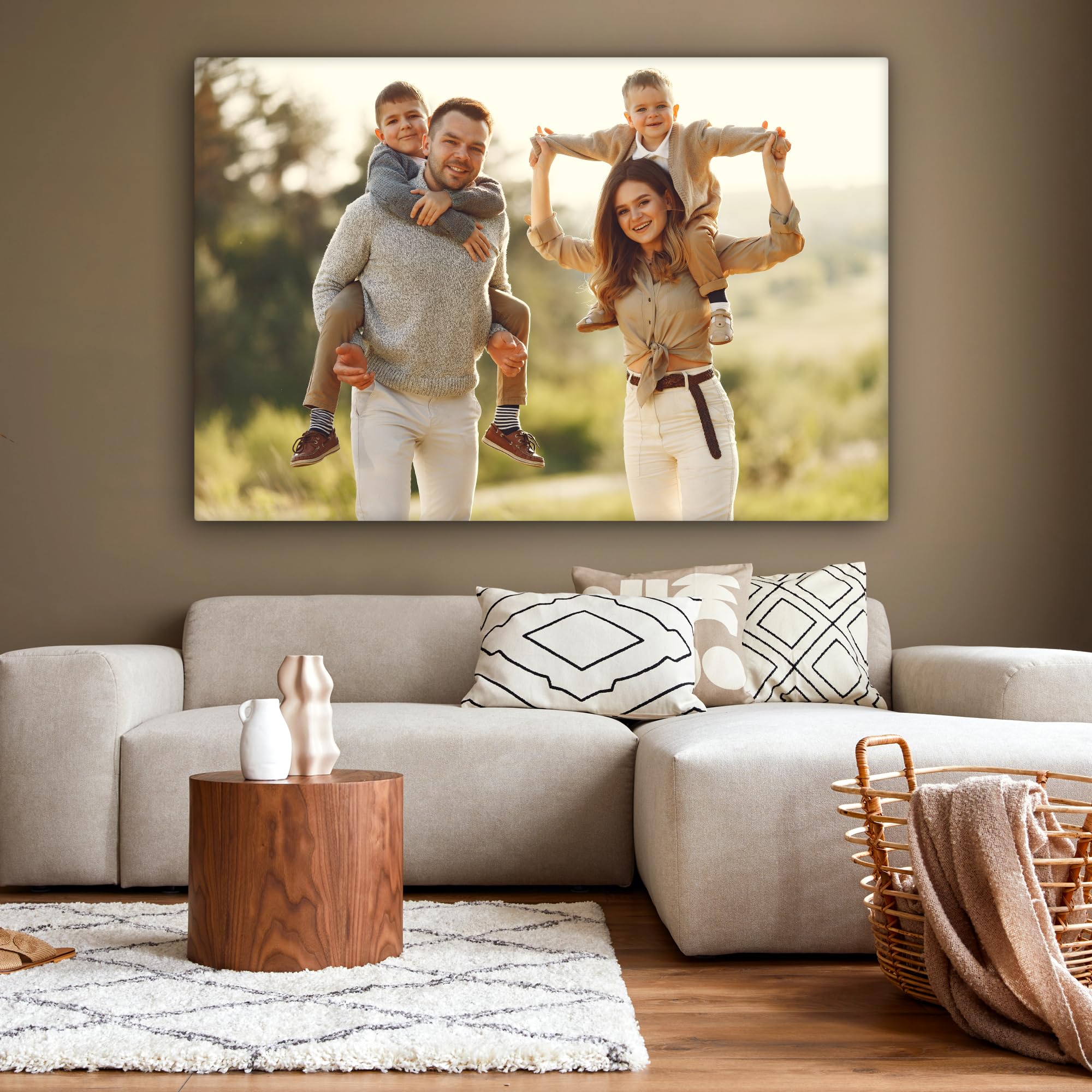 MuchoWow© Bild auf Leinwand personalisiert Groß Schlafzimmer Bilder