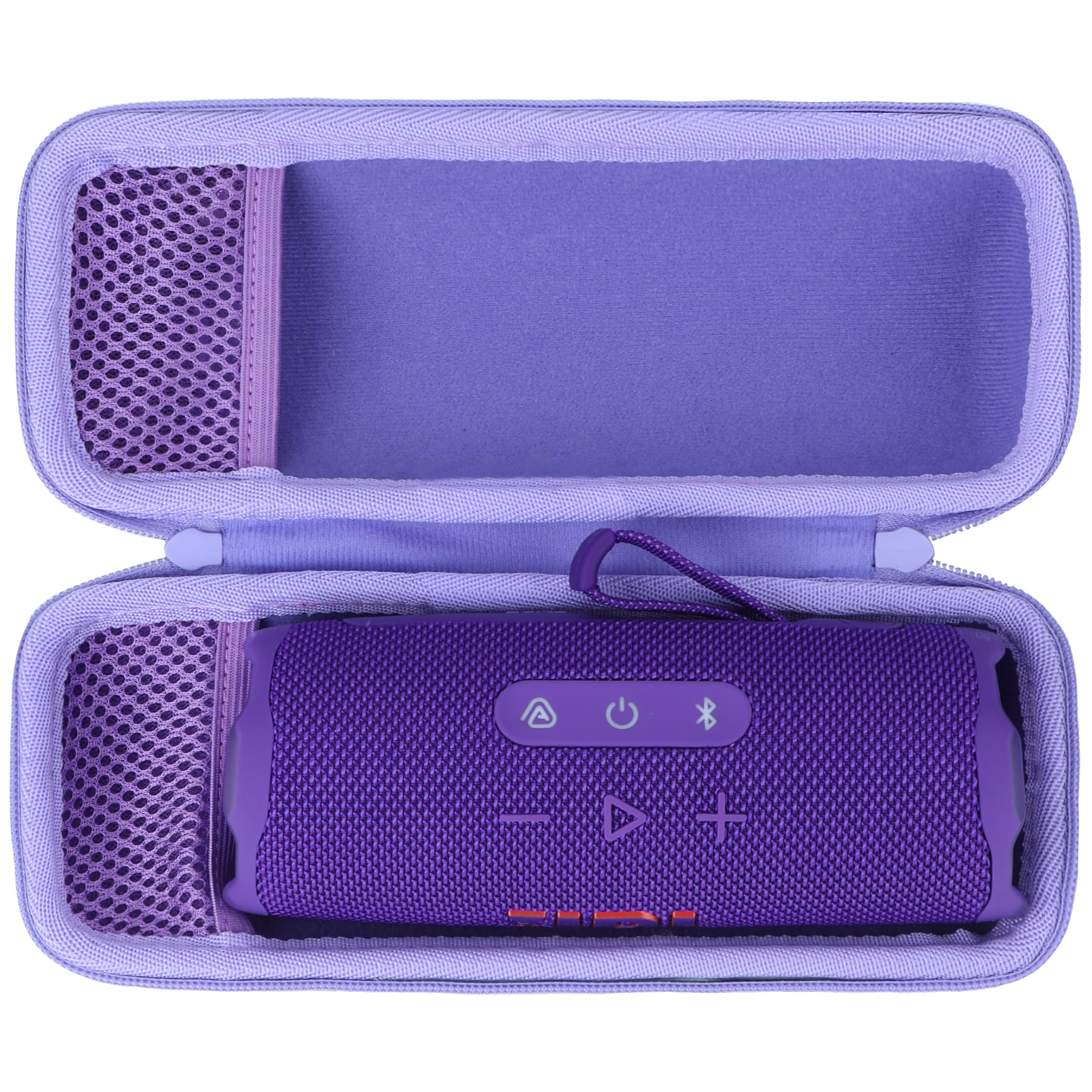 Lebakort Hard Case Compatible with JBL Flip 7 6 5 4 Waterproof Portable Speaker (Purple Case)