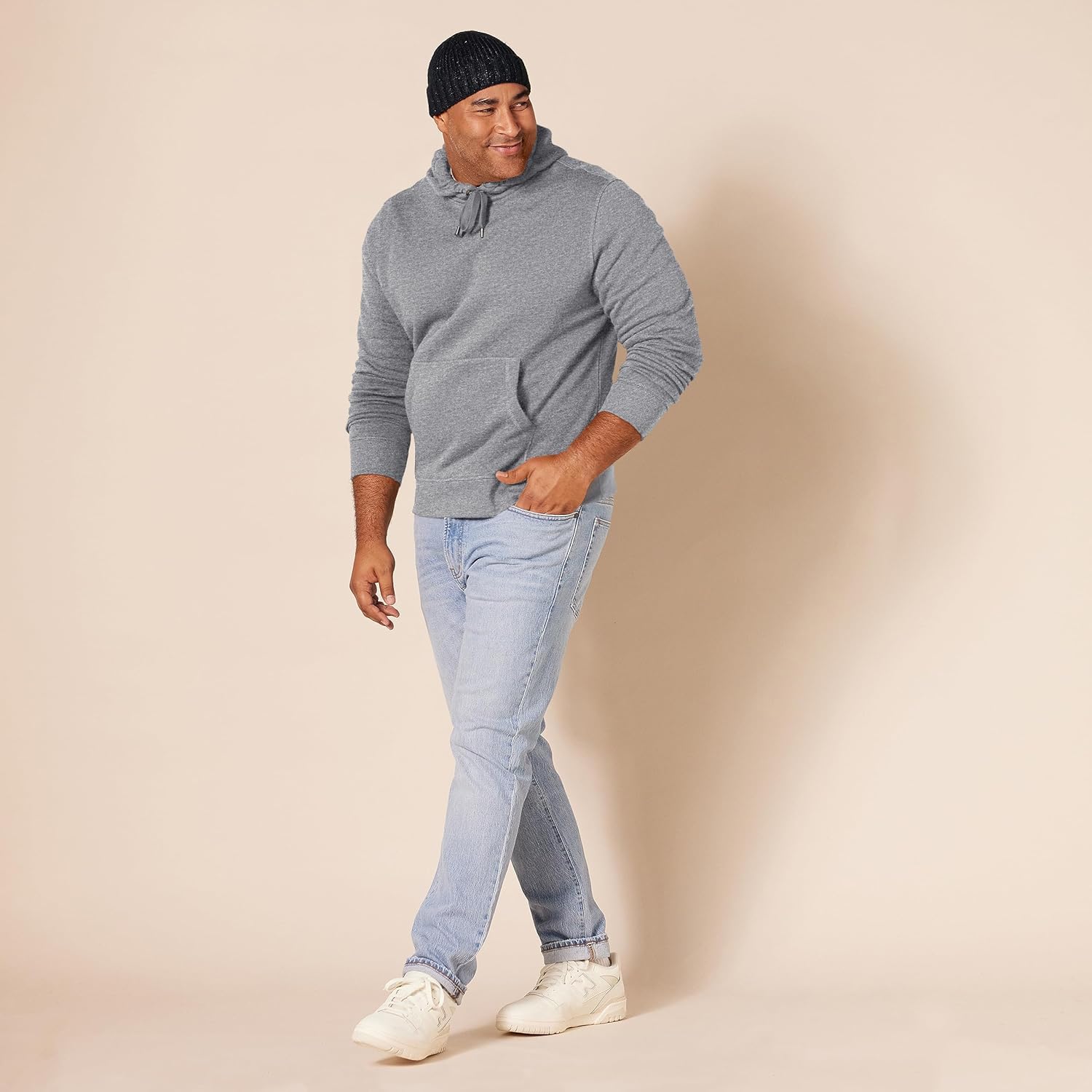 Amazon Essentials Men's Pullover Sweatshirt Hoodie, Big & Tall Options Available - Image 8