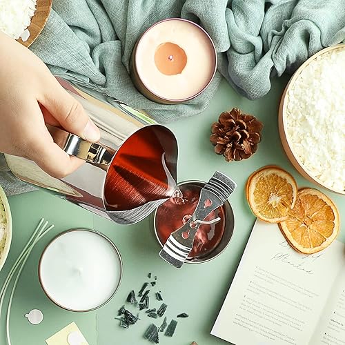 Miniatura 7 de CraftBud Cera de vela de soja para fabricación de velas cera de soja natural para hacer velas, bolsa de 15 libras, cera para hacer velas, 15 libras,