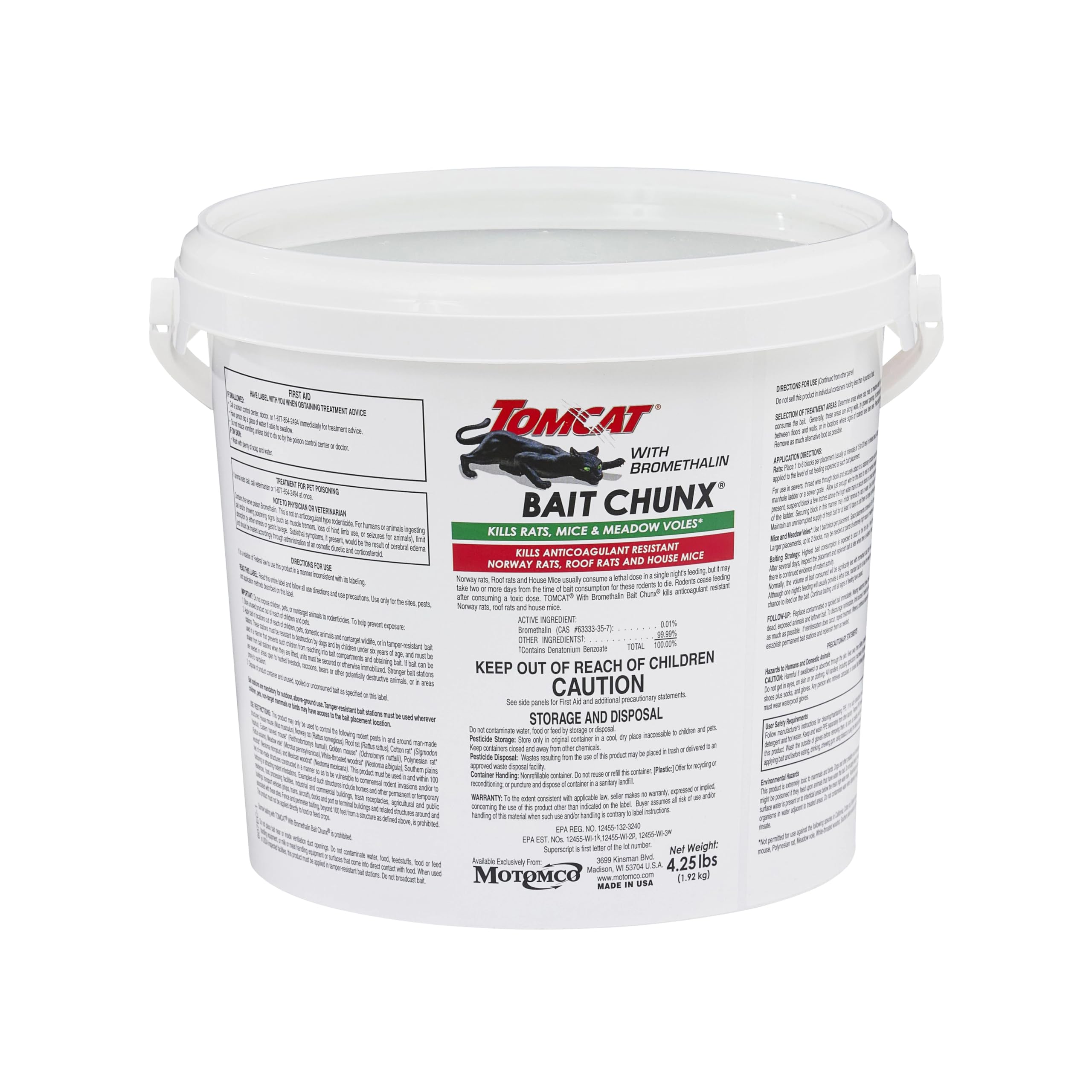 Tomcat Rodenticide Bait - Kill Mice & Rats -2 Tomcat Rodenticide Bait - Kill Mice & Rats -2