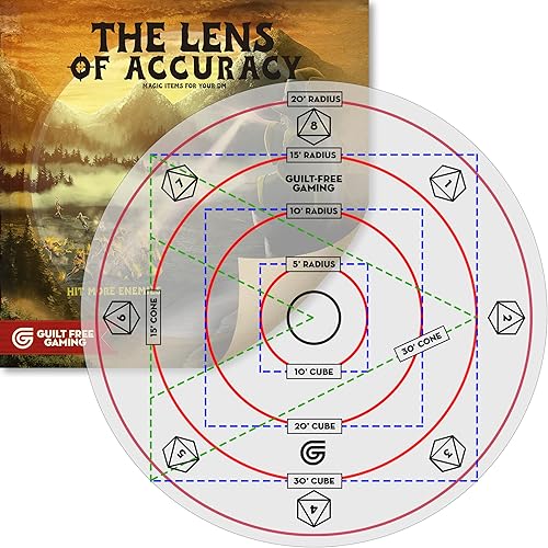 Plantillas de efectos de hechizos para DD Maximiza los efectos de tus hechizos Con un cono de 30 pies y un cubo de 30 pies generador de dirección