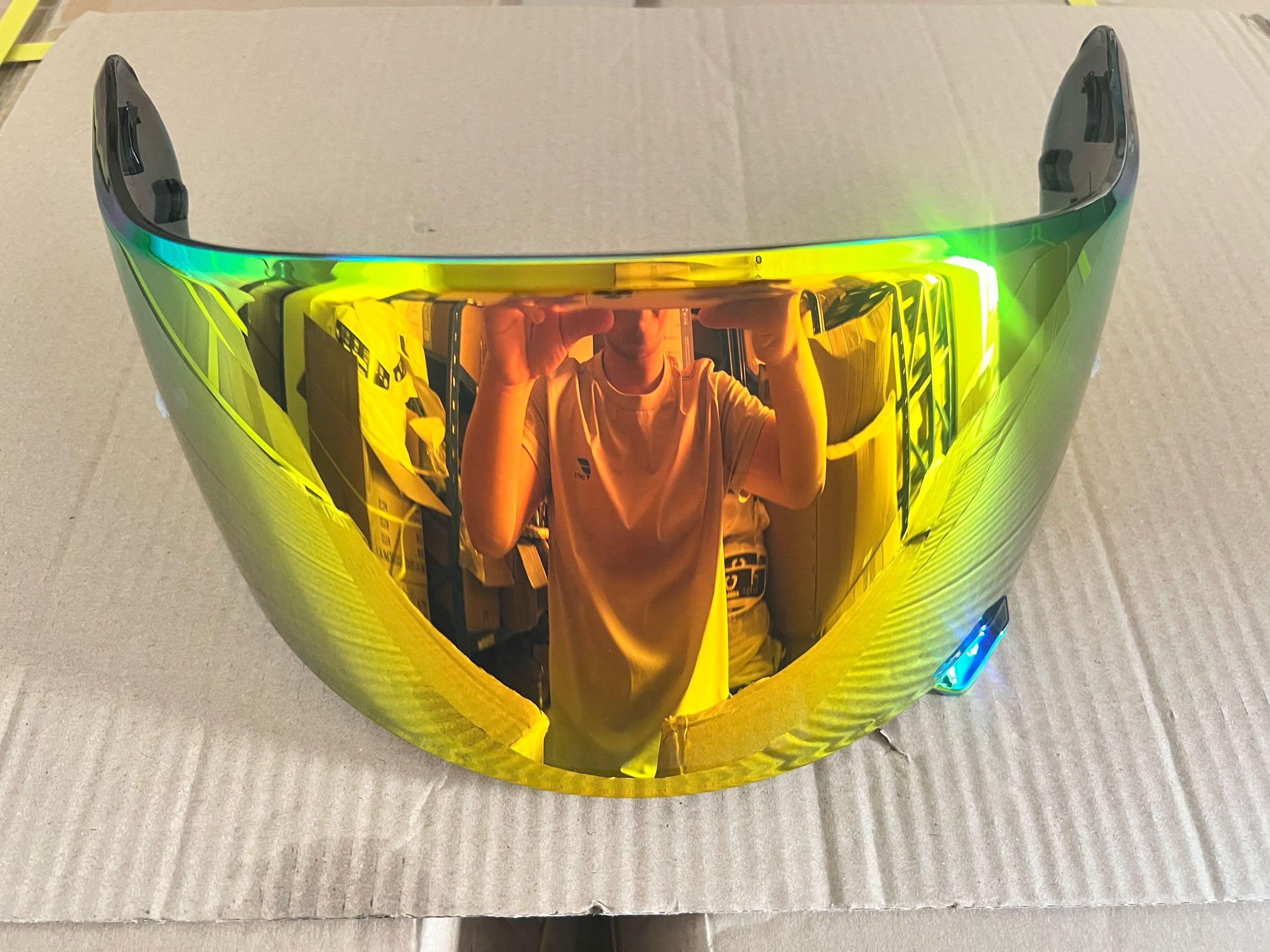 Shkalacar Casco Visiera di Ricambio per CNS-3 NEOTEC Ⅱ - Protezione per Casco Integrale, Lente per Casco da Moto (Argento)