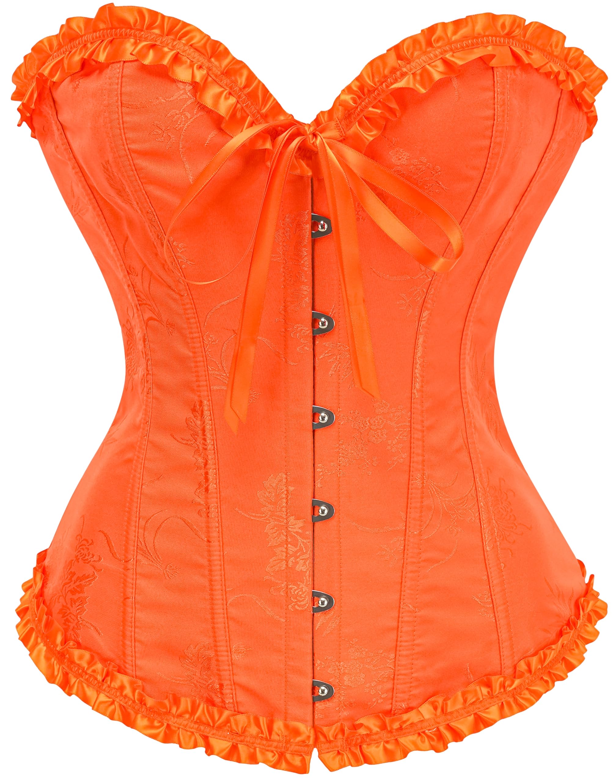 SZIVYSHI Corset Tops for Women, Bustier Shapewear Lingerie, Lace Waist Push Up Bodysuit — view 21