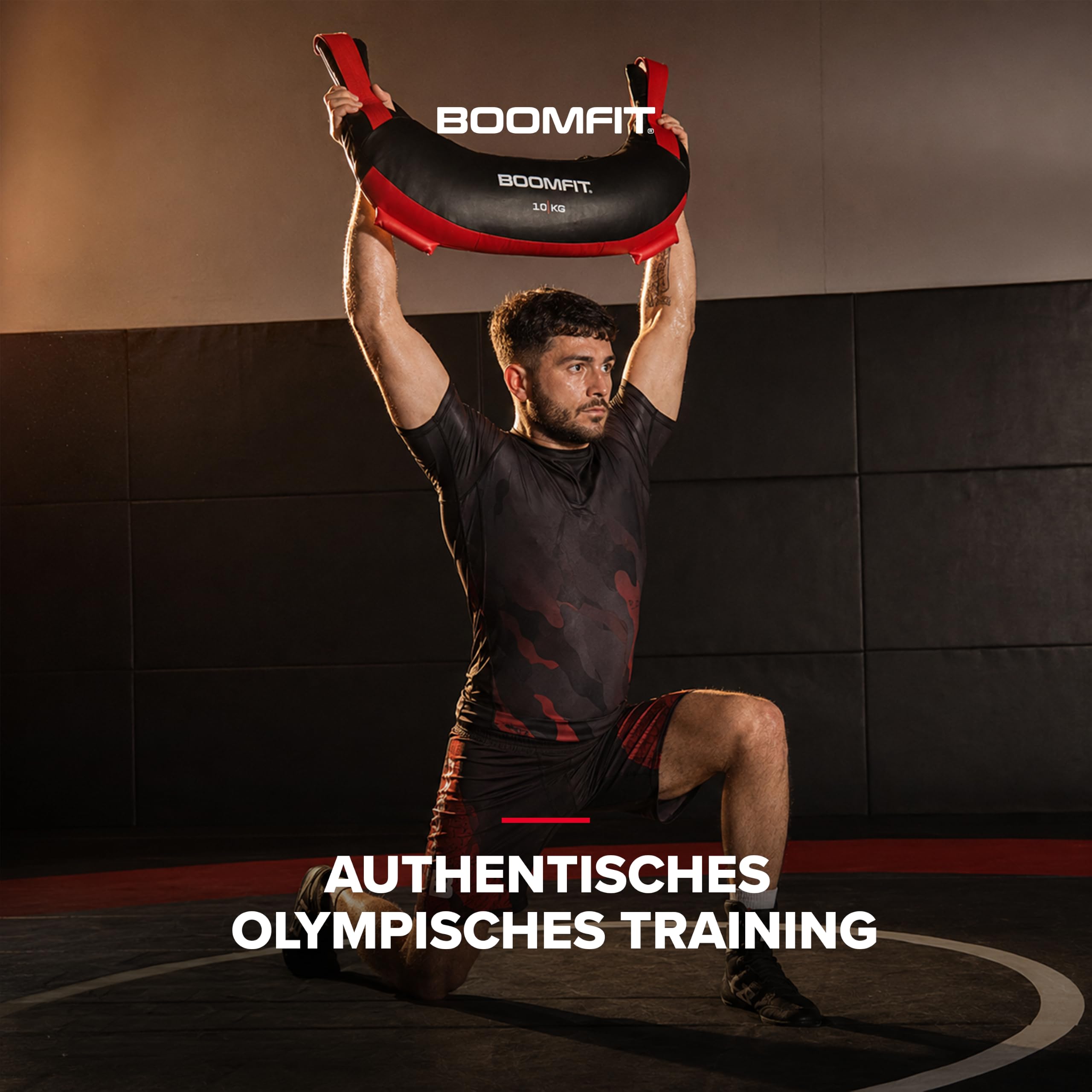 BOOMFIT Bulgarian Bag Sandsack Hufeisenform 4 Griffe Crossfit 5-20 kg