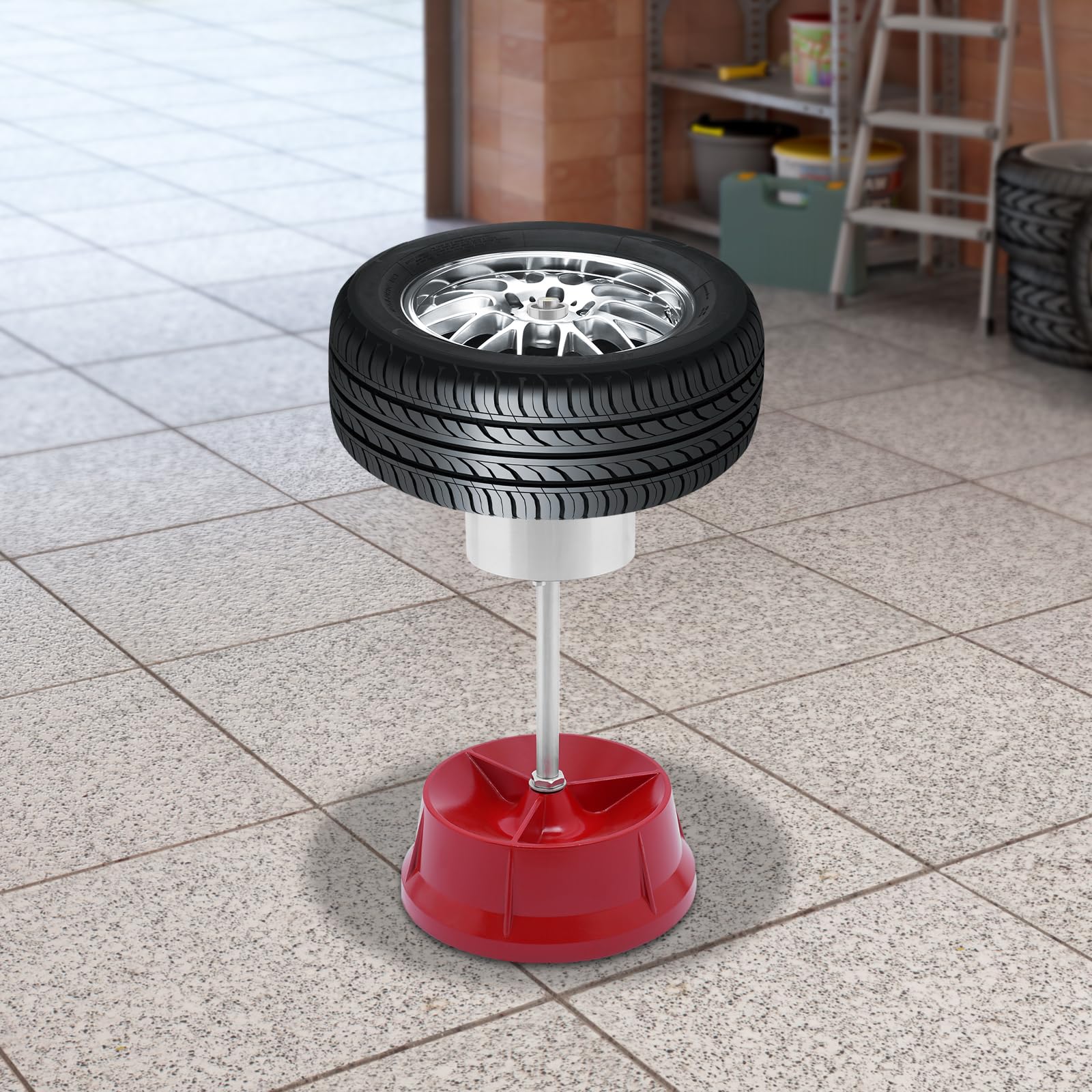 Equilibriador de neumáticos de ruedas, equilibrador profesional de nivel de burbuja para coche, camión, furgoneta, bicicleta, cubo portátil, equilibrador de neumáticos para reparación de ruedas
