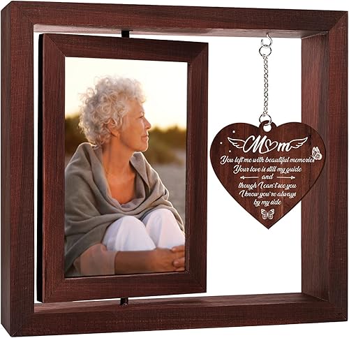 Vetbuosa Regalos conmemorativos para la pérdida de mamá, marco de fotos de condolencias, regalos de condolencias por pérdida de madre, recuerdo de