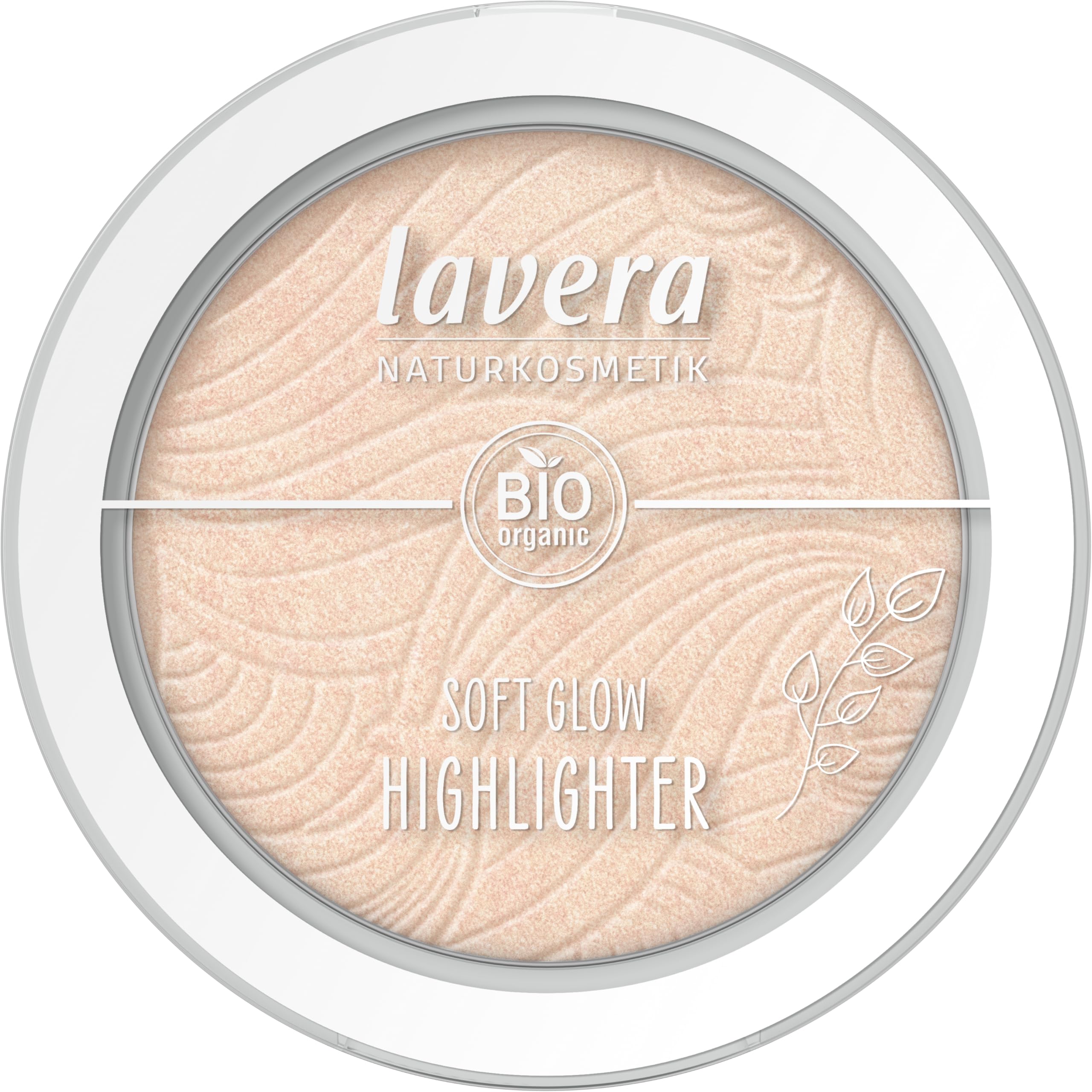 lavera Soft Glow Highlighter -Champagne Shimmer 01 - up to 12h hold - ultra-fine shimmer pigments - silky texture - vegan - natural cosmetics - 5.5g
