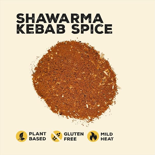 Nature Kitchen Shawarma Seasoning 500g Mild, Premium Middle Eastern Spice Blend, Gluten Free, Vegan Seasoning for Kebabs, Chicken, Wraps, Marinades and Everyday Cooking - 2