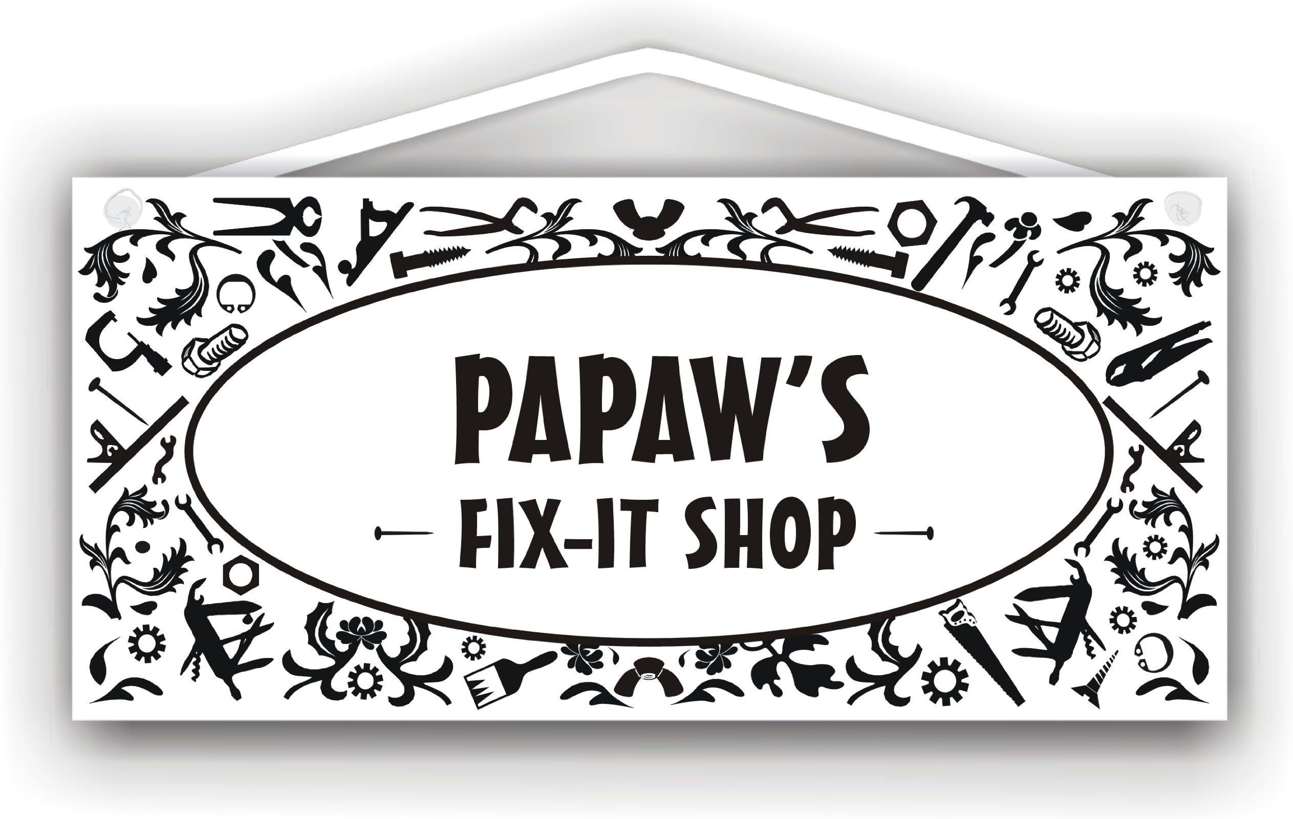 papaw's Fix-It Shop - indoor/outdoor sign