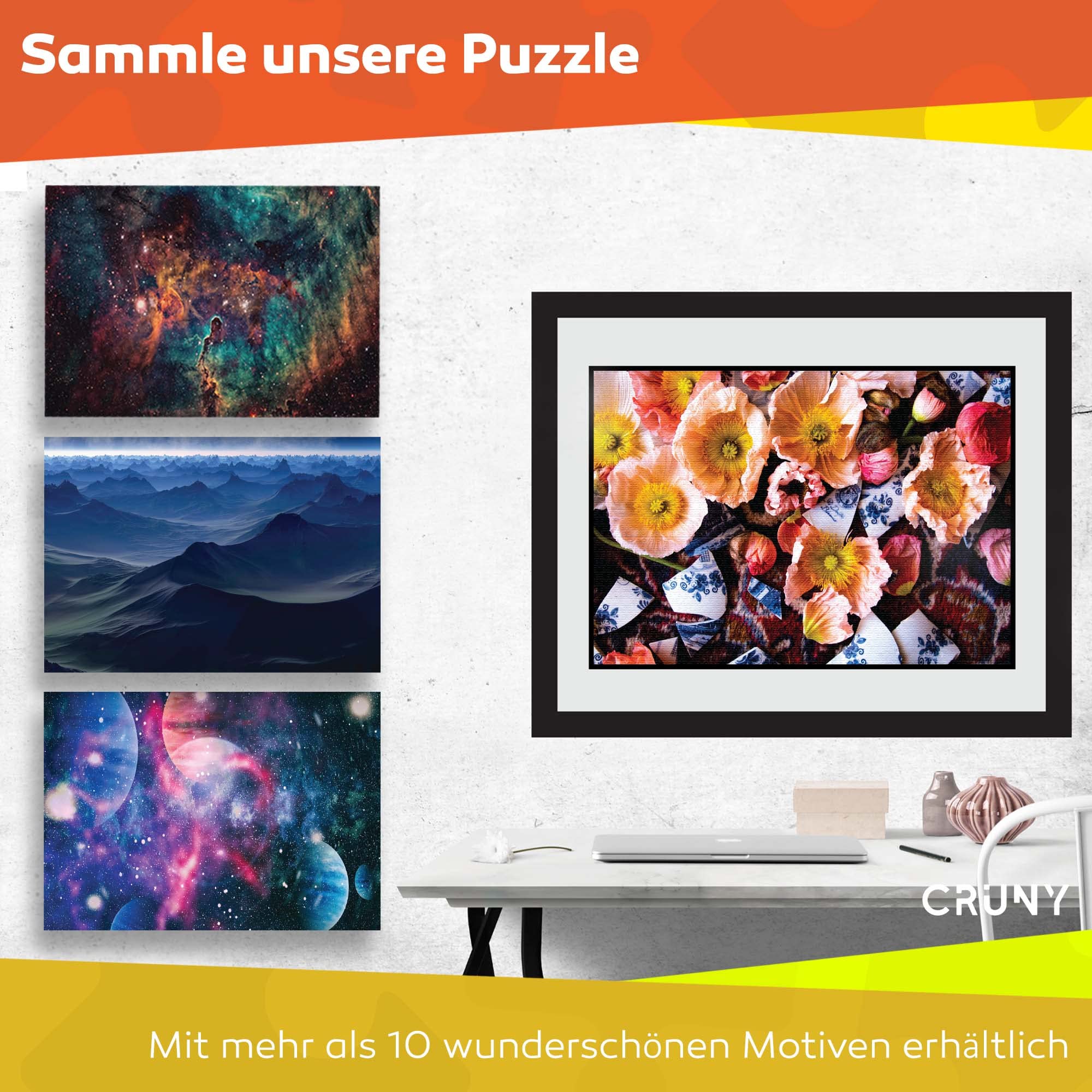 CRUNY Puzzle 1000 Teile – Motiv „Hochsee“, Für Erwachsene & Familie, Hochwertige Verarbeitung, Kniffliger Zeitvertreib
